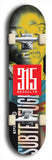 North American maple skateboard deck designed by underground artist BellyRash -- available in widths between 7.5 to 8.5 inches in both mellow concave and steep concave shapes. Artwork: street art and street artist and red 315 Brooklyn logo