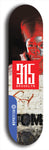 North American maple skateboard deck designed by underground artist BellyRash -- available in widths between 7.5 to 8.5 inches in both mellow concave and steep concave shapes. Artwork: street art and street artist and red 315 Brooklyn logo