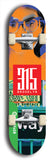 North American maple skateboard deck designed by underground artist BellyRash -- available in widths between 7.5 to 8.5 inches in both mellow concave and steep concave shapes from the BellyRash Limited Edition Blitz Deck series: 315 Brooklyn