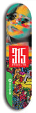 North American maple skateboard deck designed by underground artist BellyRash -- available in widths between 7.5 to 8.5 inches in both mellow concave and steep concave shapes from the BellyRash Limited Edition Blitz Deck series: 315 Brooklyn