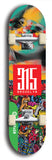 North American maple skateboard deck designed by underground artist BellyRash -- available in widths between 7.5 to 8.5 inches in both mellow concave and steep concave shapes from the BellyRash Limited Edition Blitz Deck series: 315 Brooklyn