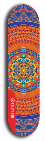 DharmaMechanic #75: Red Logo Skateboard Deck