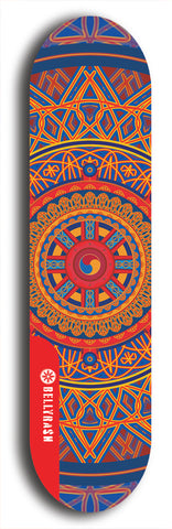 DharmaMechanic #76: Red Logo Skateboard Deck