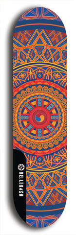 DharmaMechanic #76: Black Logo Skateboard Deck