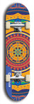 DharmaMechanic #77: Blue Logo Skateboard Deck