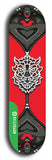 North American maple skateboard deck designed by underground artist BellyRash -- available in widths between 7.5 to 8.5 inches in both mellow concave and steep concave shapes from the BellyRash Limited Edition Blitz Deck series: Warthog