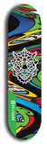 North American maple skateboard deck designed by underground artist BellyRash -- available in widths between 7.5 to 8.5 inches in both mellow concave and steep concave shapes from the BellyRash Limited Edition Blitz Deck series: Warthog