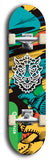 North American maple skateboard deck designed by underground artist BellyRash -- available in widths between 7.5 to 8.5 inches in both mellow concave and steep concave shapes from the BellyRash Limited Edition Blitz Deck series: Warthog