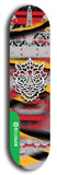 North American maple skateboard deck designed by underground artist BellyRash -- available in widths between 7.5 to 8.5 inches in both mellow concave and steep concave shapes from the BellyRash Limited Edition Blitz Deck series: Warthog
