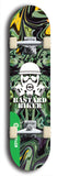 North American maple skateboard deck designed by underground artist BellyRash -- available in widths between 7.5 to 8.5 inches in both mellow concave and steep concave shapes from the BellyRash Limited Edition Blitz Deck series: Bastard Biker