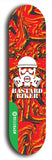 North American maple skateboard deck designed by underground artist BellyRash -- available in widths between 7.5 to 8.5 inches in both mellow concave and steep concave shapes from the BellyRash Limited Edition Blitz Deck series: Bastard Biker
