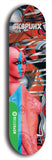North American maple skateboard deck designed by underground artist BellyRash -- available in widths between 7.5 to 8.5 inches in both mellow concave and steep concave shapes from the BellyRash Limited Edition Blitz Deck series: Sk8Punx