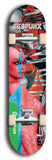 North American maple skateboard deck designed by underground artist BellyRash -- available in widths between 7.5 to 8.5 inches in both mellow concave and steep concave shapes from the BellyRash Limited Edition Blitz Deck series: Sk8Punx