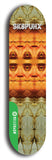 North American maple skateboard deck designed by underground artist BellyRash -- available in widths between 7.5 to 8.5 inches in both mellow concave and steep concave shapes from the BellyRash Limited Edition Blitz Deck series: Sk8Punx