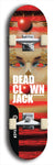 Skateboard deck: Limited edition, North American maple skateboard deck designed by underground artist BellyRash - available widths 7.5 to 8.5 inches in both mellow concave and steep concave shapes. Artwork: DEAD CLOWN JACK logo brand popsicle-shaped deck