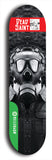North American maple skateboard deck designed by underground artist BellyRash -- available in widths between 7.5 to 8.5 inches in both mellow concave and steep concave shapes from the BellyRash Limited Edition Blitz Deck series: Dead Saint