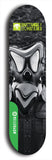 North American maple skateboard deck designed by underground artist BellyRash -- available in widths between 7.5 to 8.5 inches in both mellow concave and steep concave shapes from the BellyRash Limited Edition Blitz Deck series: Buttugly Monsters