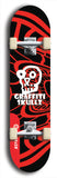 Graffiti Skullz #53: Red Logo Skateboard Deck