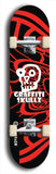 Graffiti Skullz #53: Black Logo Skateboard Deck