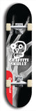 Graffiti Skullz #54: Red Logo Skateboard Deck