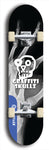 Graffiti Skullz #54: Blue Logo Skateboard Deck