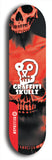 Graffiti Skullz #55: Red Logo Skateboard Deck