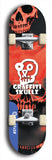 Graffiti Skullz #55: Blue Logo Skateboard Deck