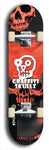 Graffiti Skullz #55: Black Logo Skateboard Deck