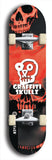 Graffiti Skullz #55: Black Logo Skateboard Deck