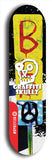 Graffiti Skullz #56: Red Logo Skateboard Deck