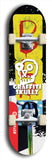 Graffiti Skullz #56: Red Logo Skateboard Deck