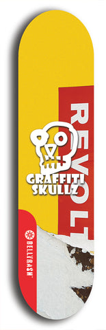Graffiti Skullz #57: Red Logo Skateboard Deck