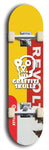 Graffiti Skullz #57: Red Logo Skateboard Deck