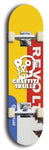 Graffiti Skullz #57: Blue Logo Skateboard Deck