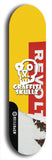 Graffiti Skullz #57: Black Logo Skateboard Deck