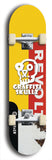 Graffiti Skullz #57: Black Logo Skateboard Deck