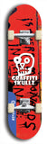 Graffiti Skullz #58: Blue Logo Skateboard Deck