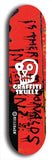 Graffiti Skullz #58: Black Logo Skateboard Deck