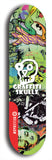 Graffiti Skullz #59: Red Logo Skateboard Deck