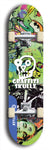 Graffiti Skullz #59: Blue Logo Skateboard Deck