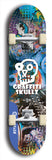Graffiti Skullz #60: Blue Logo Skateboard Deck
