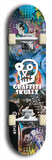 Graffiti Skullz #60: Black Logo Skateboard Deck