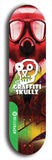North American maple skateboard deck designed by underground artist BellyRash -- available in widths between 7.5 to 8.5 inches in both mellow concave and steep concave shapes from the BellyRash Limited Edition Blitz Deck series: Graffiti Skullz