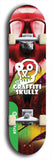 North American maple skateboard deck designed by underground artist BellyRash -- available in widths between 7.5 to 8.5 inches in both mellow concave and steep concave shapes from the BellyRash Limited Edition Blitz Deck series: Graffiti Skullz