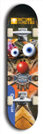 Buttugly Monsters #36: Blue Logo Skateboard Deck