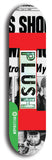 North American maple skateboard deck designed by underground artist BellyRash -- available in widths between 7.5 to 8.5 inches in both mellow concave and steep concave shapes from the BellyRash Limited Edition Blitz Deck series: Plush
