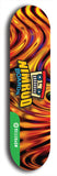 North American maple skateboard deck designed by underground artist BellyRash -- available in widths between 7.5 to 8.5 inches in both mellow concave and steep concave shapes from the BellyRash Limited Edition Blitz Deck series: Nimrod