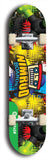 North American maple skateboard deck designed by underground artist BellyRash -- available in widths between 7.5 to 8.5 inches in both mellow concave and steep concave shapes from the BellyRash Limited Edition Blitz Deck series: Nimrod