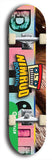 North American maple skateboard deck designed by underground artist BellyRash -- available in widths between 7.5 to 8.5 inches in both mellow concave and steep concave shapes from the BellyRash Limited Edition Blitz Deck series: Nimrod