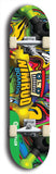 North American maple skateboard deck designed by underground artist BellyRash -- available in widths between 7.5 to 8.5 inches in both mellow concave and steep concave shapes from the BellyRash Limited Edition Blitz Deck series: Nimrod